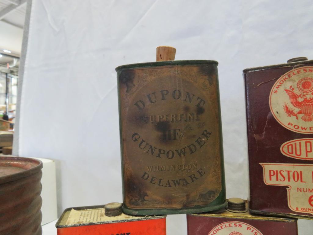 (11) Collectable Gun Powder Tins