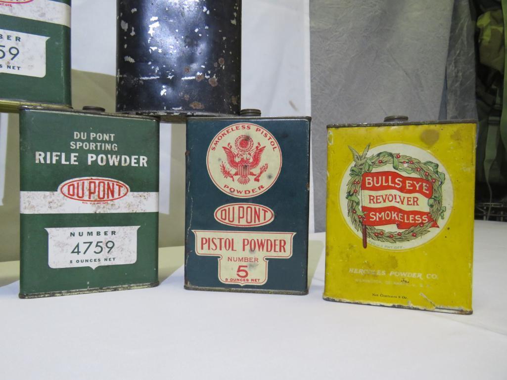 (11) Collectable Gun Powder Tins