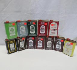 (12) Assorted Rifle/Smokeless Powder Tins