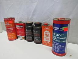 (4) Smokeless Powder Tins & Containers