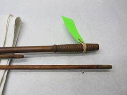 Vintage Wood Gun Cleaning Rods