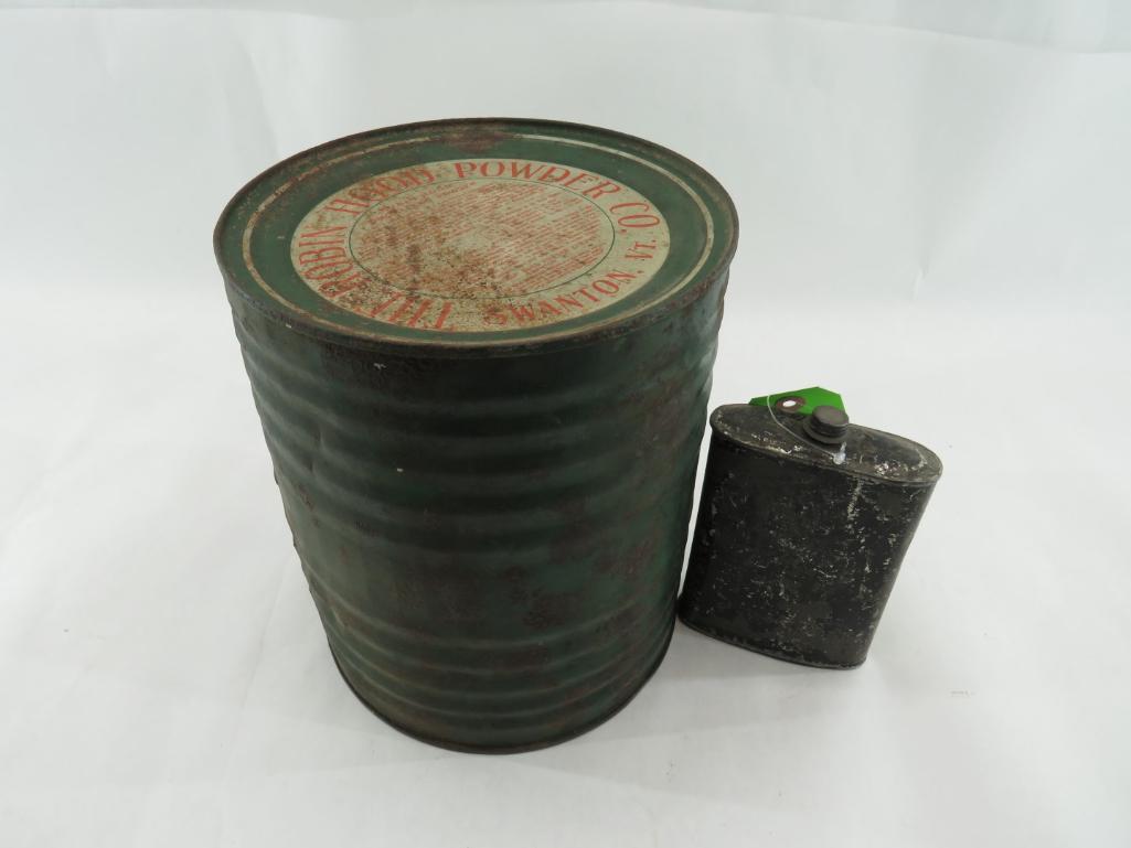 Vintage Black Powder Tins