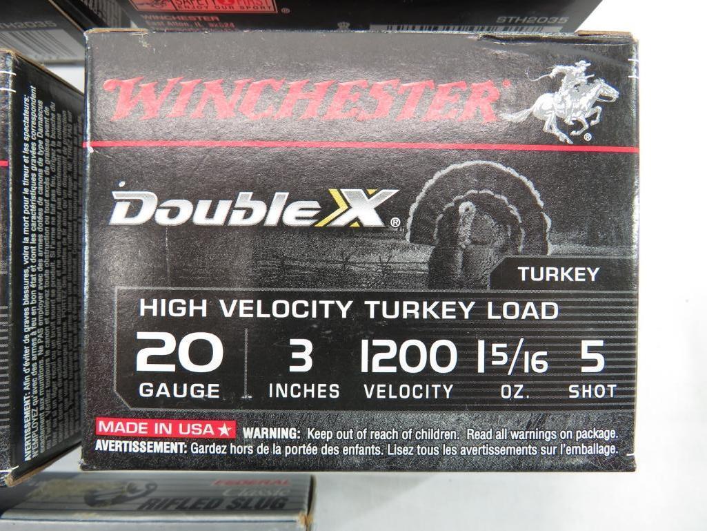 (65) 20ga Turkey Slug Shotgun Shells