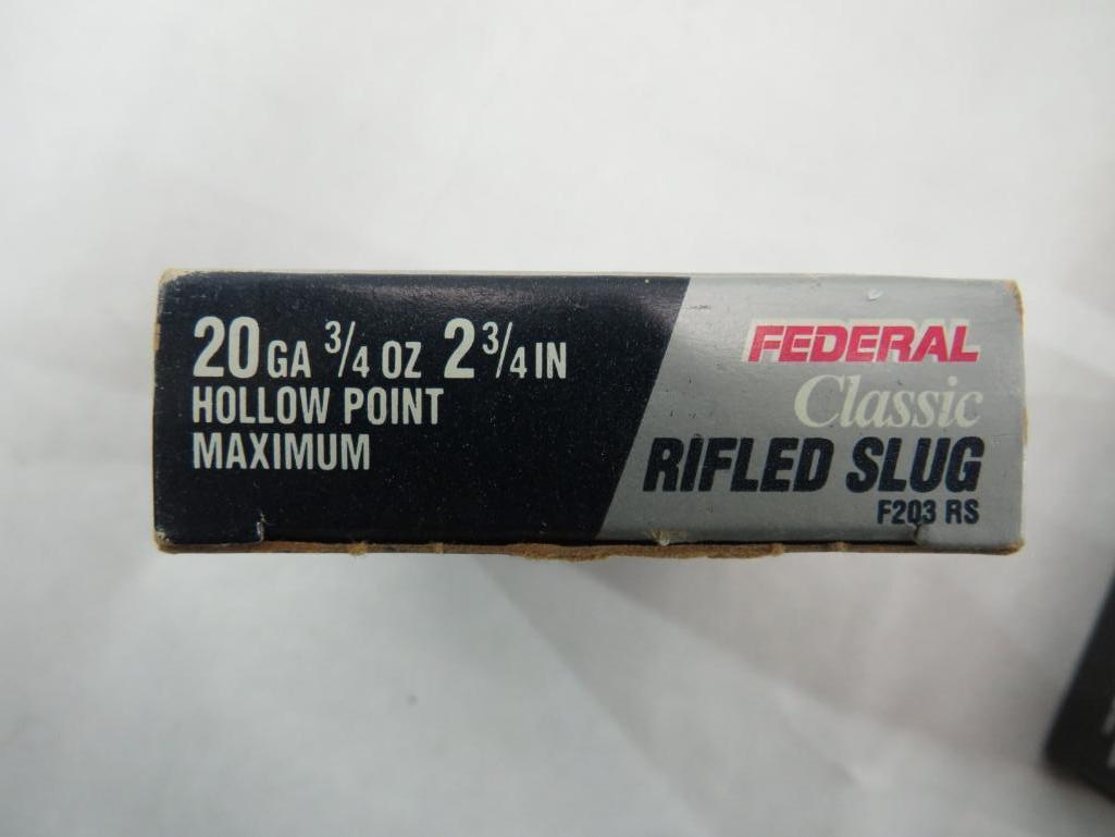 (65) 20ga Turkey Slug Shotgun Shells