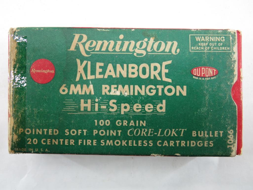 (20)pcs of 6mm Remington Cartridges