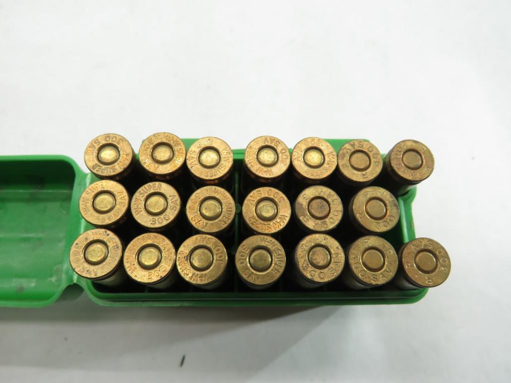 (54 +/-) pcs of 300 Savage Cartridges