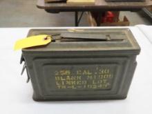 Vintage Steel Ammo Box