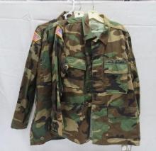 (3) Woodland BDU Tops