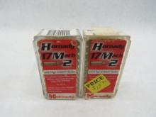 (94) Hornady 17 Mach 2 Cartridges