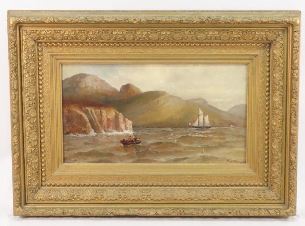 Frank Knox Morton Rehn Oil on Canvas Painting