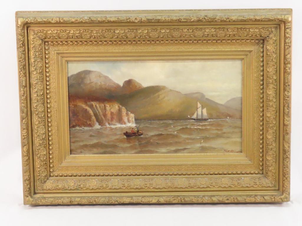 Frank Knox Morton Rehn Oil on Canvas Painting