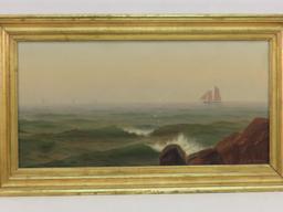 Frank Knox Morton Rehn Oil on Canvas Painting