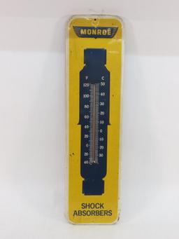 Vintage Monroe Shock Absorbers Advertising Thermometer