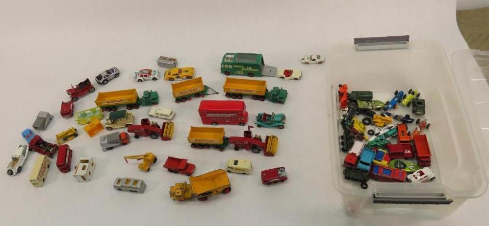 (50+/-) Vintage Metal Toy Vehicles