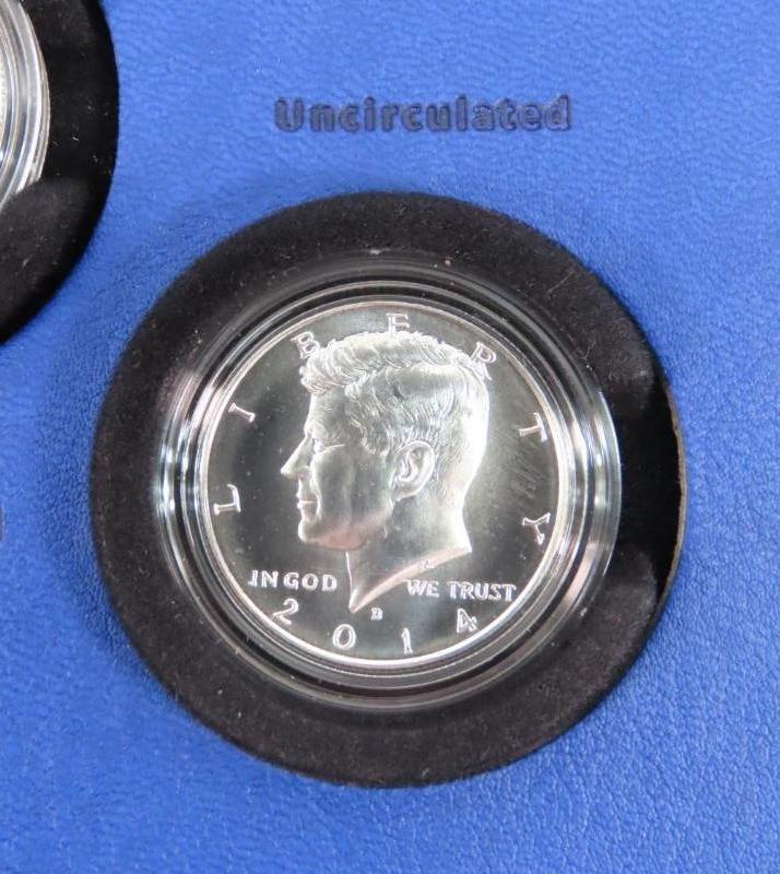 50th Anniversary Kennedy Half Dollar Silver Coin Collection