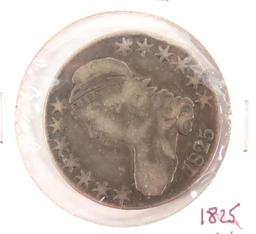 U.S. 1825 Capped Bust Half Dollar