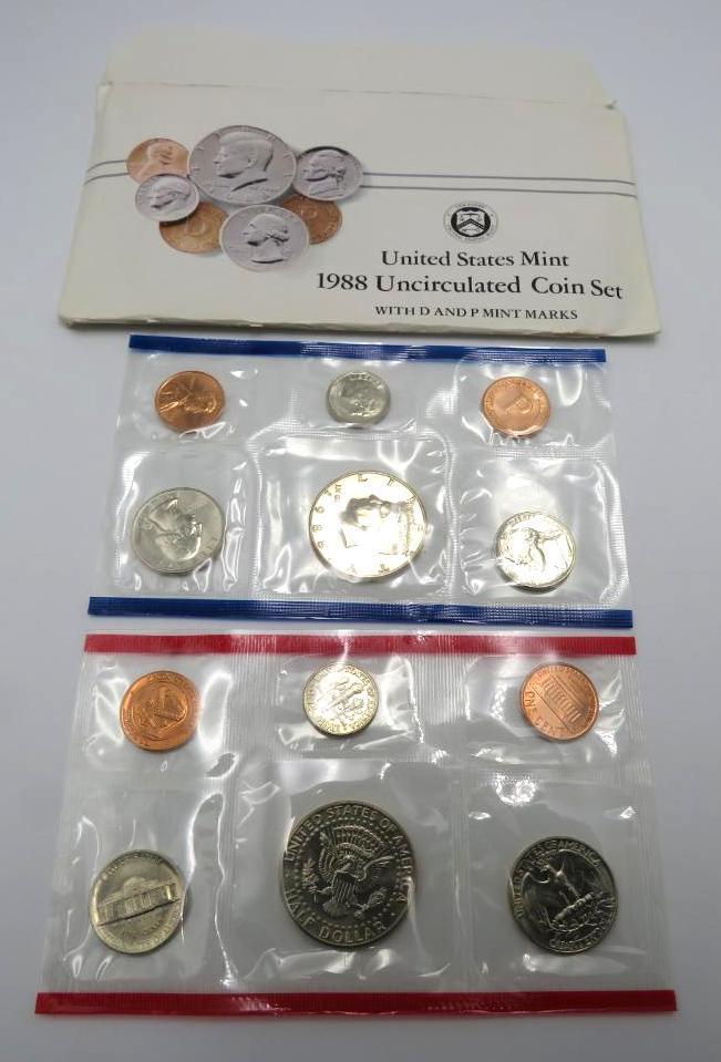 (7) U.S. Mint Uncirculated Coins Sets