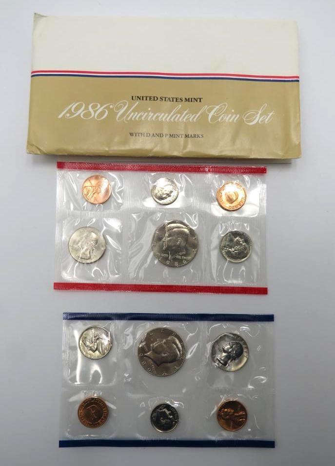 (7) U.S. Mint Uncirculated Coins Sets