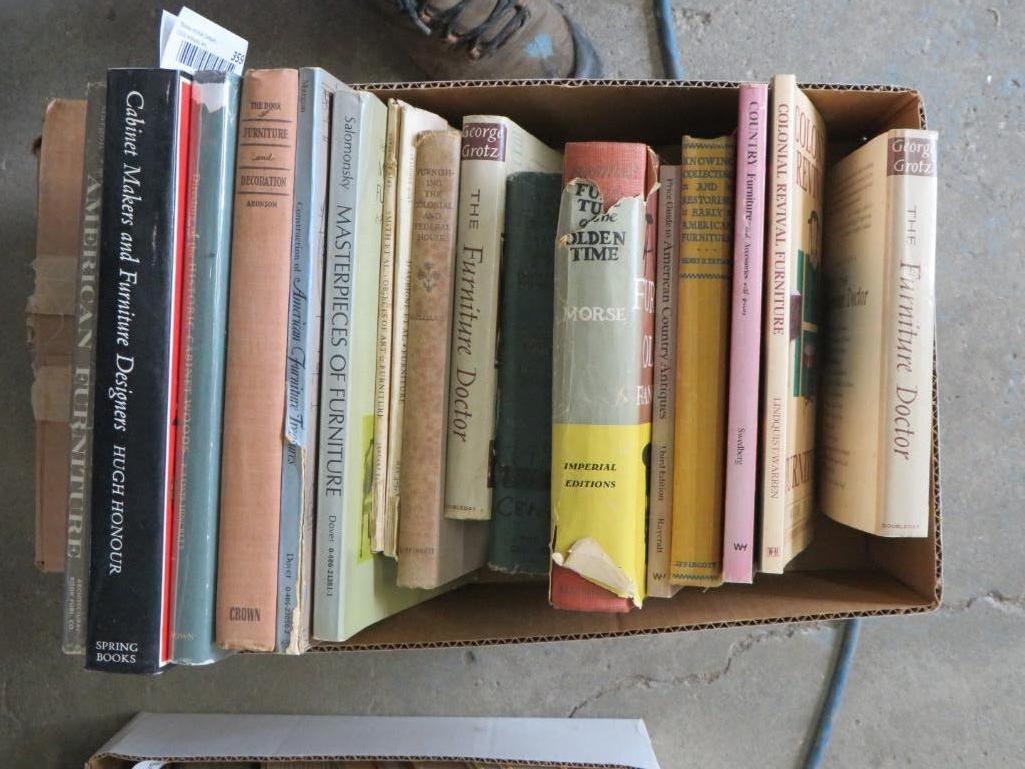 (17) Antique Furniture Books