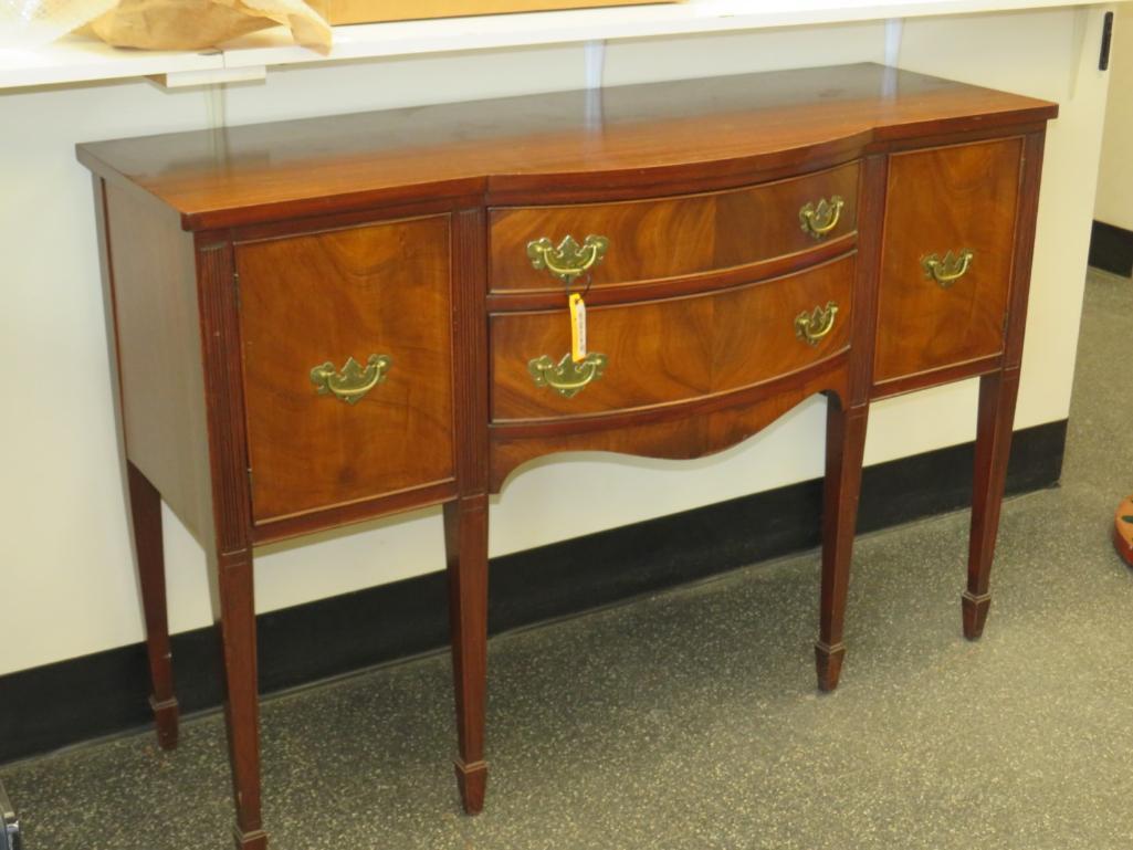 Good Custom Mahogany Hepplewhite Style Sideboard