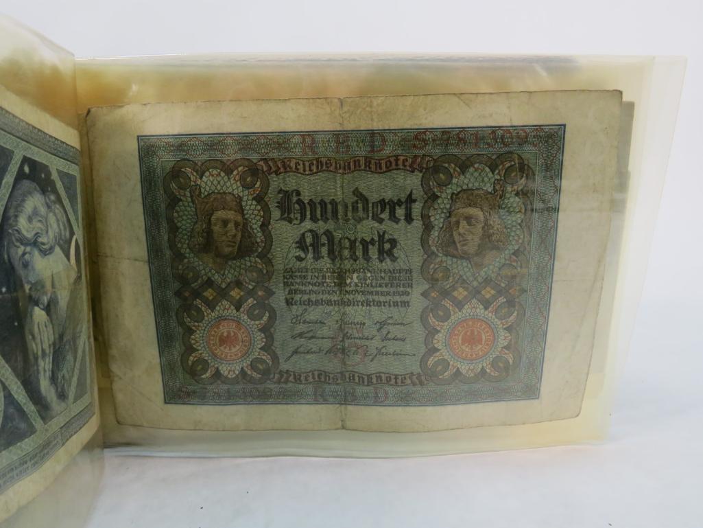(899) Piece German Notgeld & World Currency Collection
