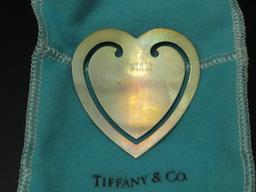 Tiffany & Co. Sterling Silver Heart Bookmark
