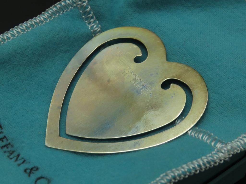 Tiffany & Co. Sterling Silver Heart Bookmark