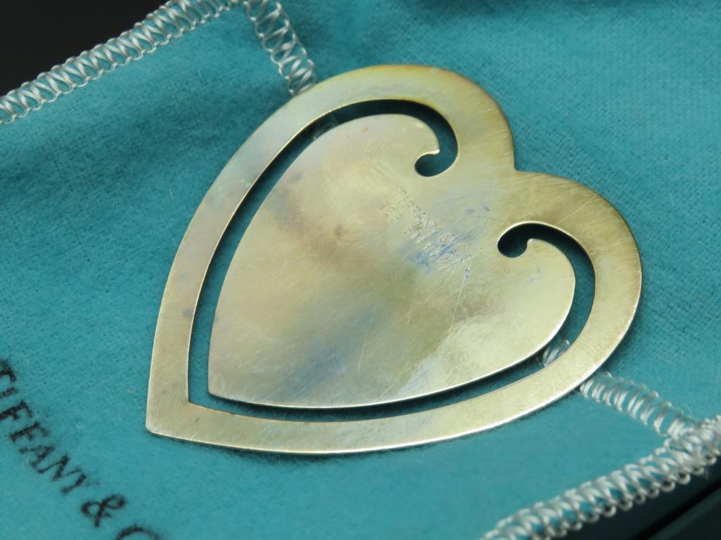 Tiffany & Co. Sterling Silver Heart Bookmark