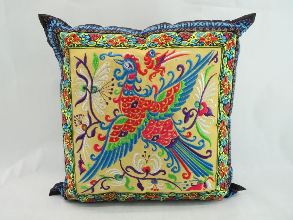 (4) Needlepoint Pillows