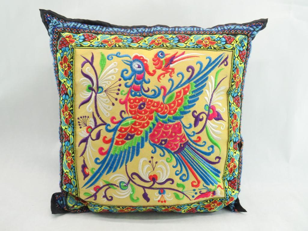 (4) Needlepoint Pillows