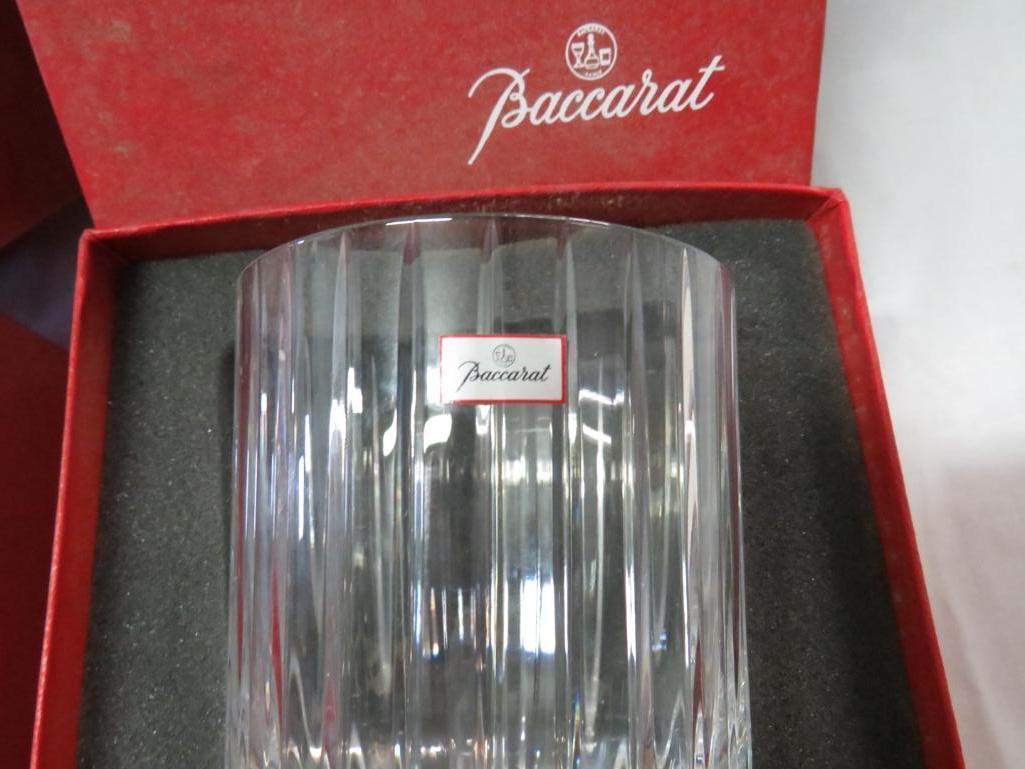 Pair Baccarat Crystal Tumbler