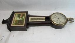 Large New Haven Clock Company Banjo Clock