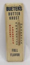 Vintage Bueter's Butter Krust Advertising Thermometer