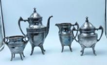 (4pc.) Reed & Barton Silver Plate Tea Service