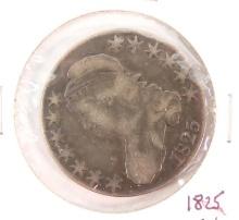 U.S. 1825 Capped Bust Half Dollar