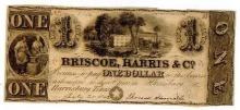 Briscoe, Harris & Co. $1 Obsolete Currency
