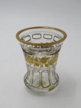 West German Crystal Pedestal Vase