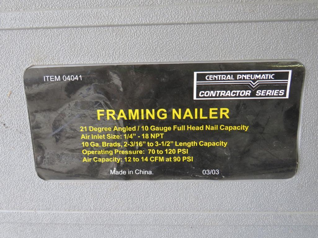 Central Pneumatic Framing Nailer