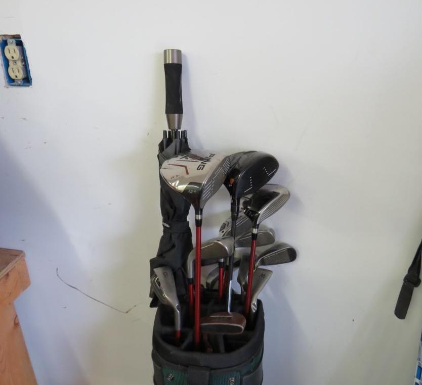 (12) Ping Golf Clubs & Bag