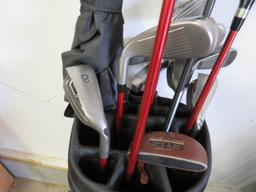 (12) Ping Golf Clubs & Bag