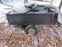 Tow Behind Garden Tractor Cart