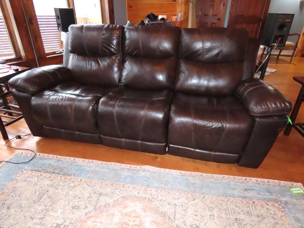 Ashley 3- Section Leather Recliner/Couch/Sofa