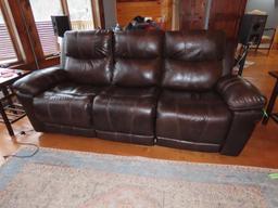 Ashley 3- Section Leather Recliner/Couch/Sofa