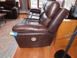 Ashley 3- Section Leather Recliner/Couch/Sofa