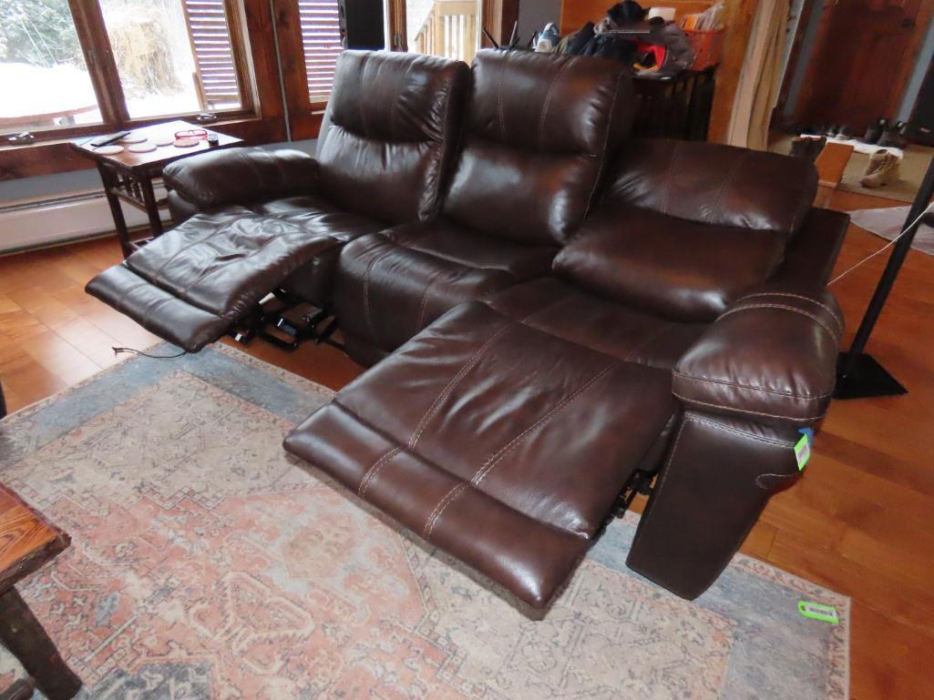 Ashley 3- Section Leather Recliner/Couch/Sofa