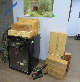 (10) Wood Wine Boxes