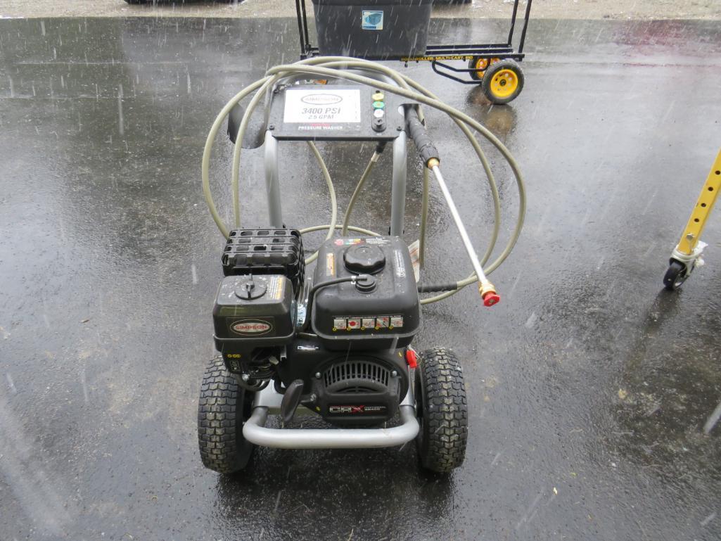 Simpson 3400 PSI Gas Pressure Washer