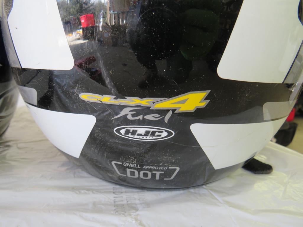 Pair of HJC Full Face Off Road Helmets