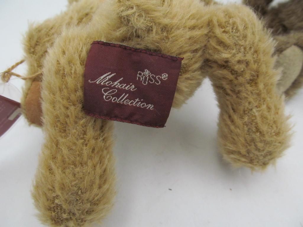 Russ Limited Edition Mohair Teddy Bear & Another Bear