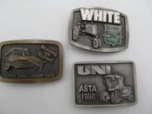 (3) Belt Buckles